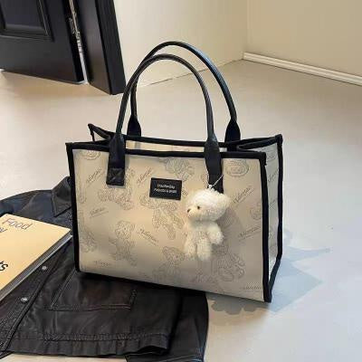 Women's Large Capacity Portable Printed Tote