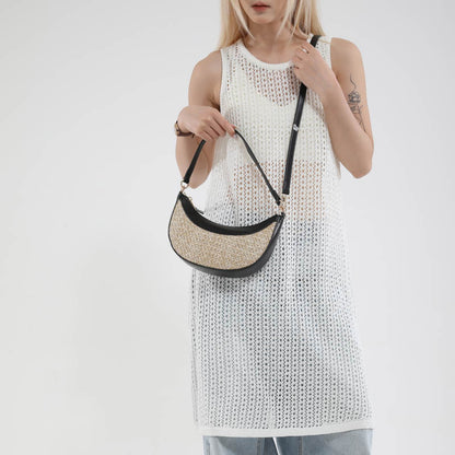 High-grade Straw Special-interest Design Shoulder Bag