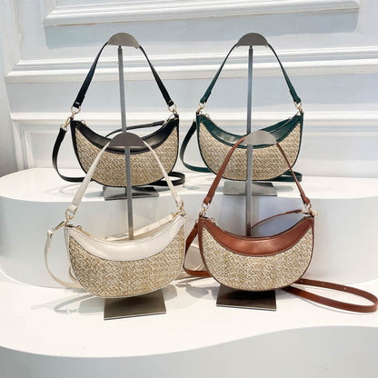 High-grade Straw Special-interest Design Shoulder Bag