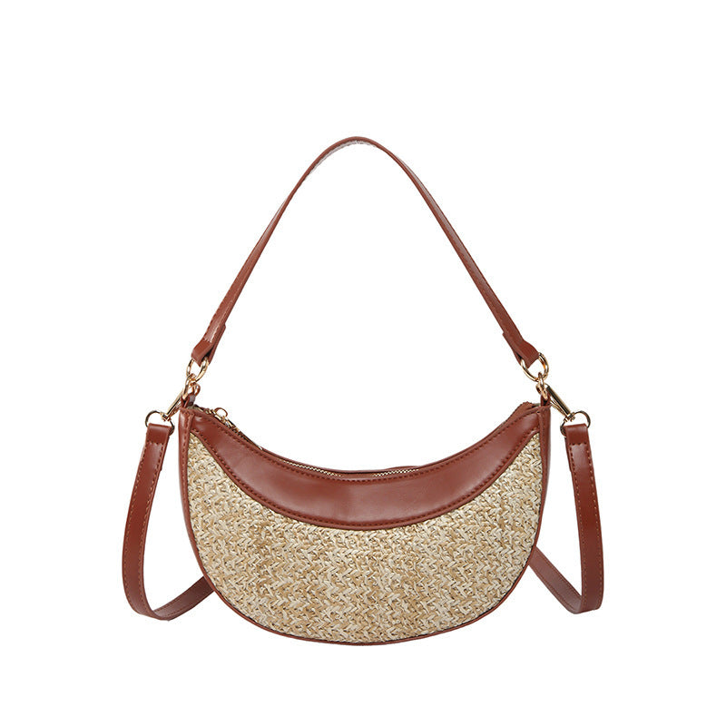 High-grade Straw Special-interest Design Shoulder Bag