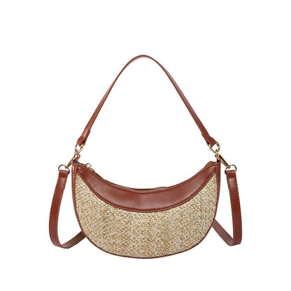 High-grade Straw Special-interest Design Shoulder Bag